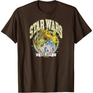 imageStar Wars  Collegiate TShirtBrown