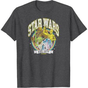 imageStar Wars  Collegiate TShirtDark Heather Grey