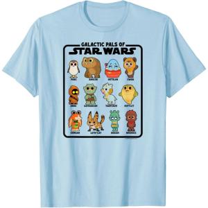imageStar Wars  Galactic Pals of Star Wars TShirtBaby Blue