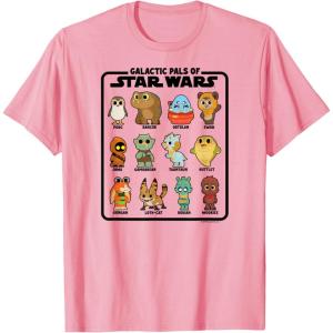 imageStar Wars  Galactic Pals of Star Wars TShirtPink