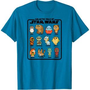 imageStar Wars  Galactic Pals of Star Wars TShirtSapphire Blue