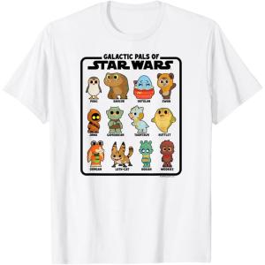 imageStar Wars  Galactic Pals of Star Wars TShirtWhite