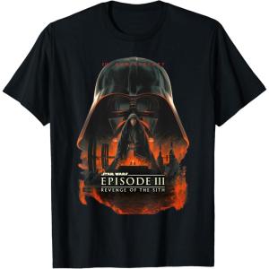 imageStar Wars 20th Anniversary Episode III Epic Big Chest Poster TShirtBlack
