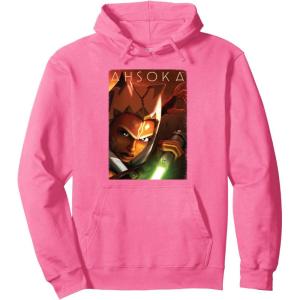 imageStar Wars Ahsoka Tano Power of the Galaxy Lightsaber Pullover HoodieBright Pink
