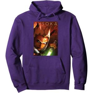 imageStar Wars Ahsoka Tano Power of the Galaxy Lightsaber Pullover HoodiePurple