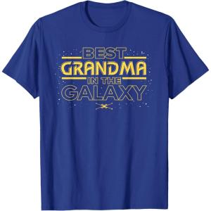 imageStar Wars Best Grandma in the Galaxy Birthday Mothers Day TShirtRoyal Blue