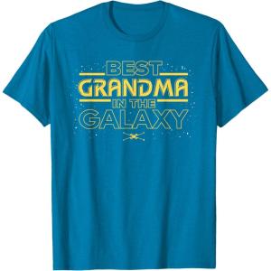 imageStar Wars Best Grandma in the Galaxy Birthday Mothers Day TShirtSapphire Blue