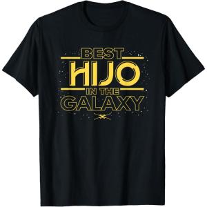 imageStar Wars Best Hijo in the Galaxy Family Trip Spanish TShirtBlack
