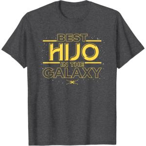 imageStar Wars Best Hijo in the Galaxy Family Trip Spanish TShirtDark Heather Grey