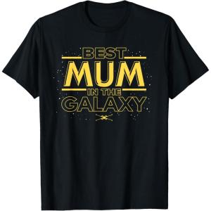 imageStar Wars Best Mum in the Galaxy Birthday Mothers Day TShirtBlack