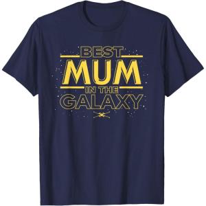 imageStar Wars Best Mum in the Galaxy Birthday Mothers Day TShirtNavy Blue