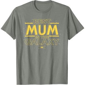 imageStar Wars Best Mum in the Galaxy Birthday Mothers Day TShirtOlive Heather
