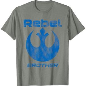 imageStar Wars Rebel Alliance Matching Family BROTHER TShirt TShirtOlive Heather