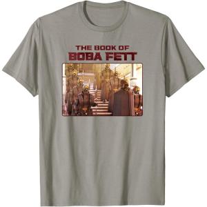 imageStar Wars The Book Of Boba Fett The Pykes Arrive TShirtSlate Grey