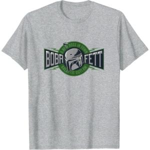 imageStar Wars The Book of Boba Fett A New Boss In Town TShirtHeather Grey