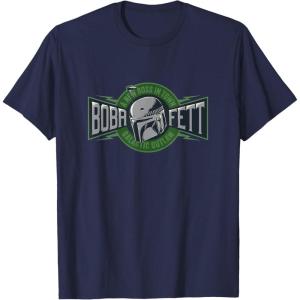 imageStar Wars The Book of Boba Fett A New Boss In Town TShirtNavy Blue