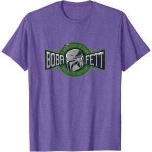 imageStar Wars The Book of Boba Fett A New Boss In Town TShirtPurple Heather