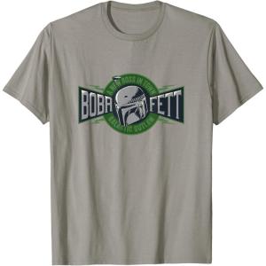 imageStar Wars The Book of Boba Fett A New Boss In Town TShirtSlate Grey