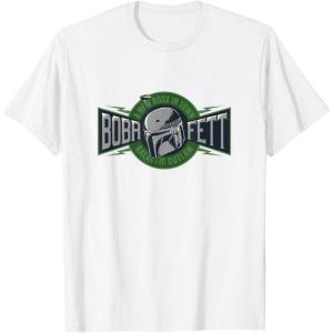 imageStar Wars The Book of Boba Fett A New Boss In Town TShirtWhite