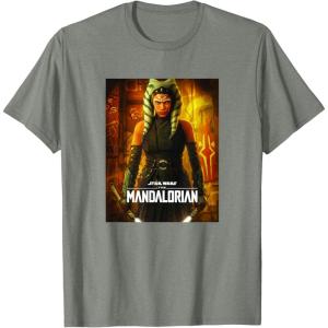 imageStar Wars The Mandalorian Season 2 Ahsoka Tano Poster TShirtOlive Heather
