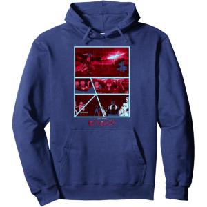 imageStar Wars Visions Dark Comic Poster Pullover HoodieNavy Blue