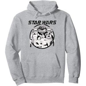 imageStar Wars Visions Dark Side Poster Pullover HoodieHeather Grey