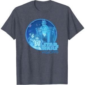 imageStar Wars Visions Group Shot Family Hologram TShirtHeather Blue