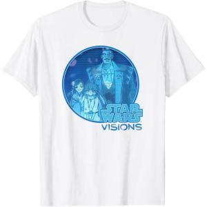 imageStar Wars Visions Group Shot Family Hologram TShirtWhite
