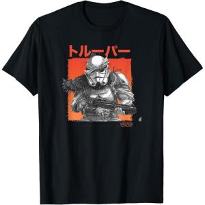 imageStar Wars Visions Grunge Stormtrooper TShirtBlack