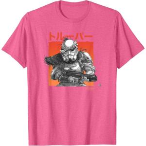 imageStar Wars Visions Grunge Stormtrooper TShirtPink Heather