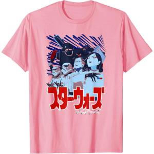 imageStar Wars Visions Imperial Soldiers Line Up Poster TShirtPink