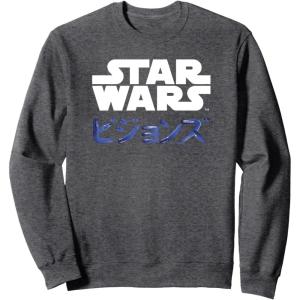 imageStar Wars Visions Kanji Logo SweatshirtDark Heather Grey