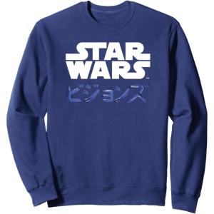 imageStar Wars Visions Kanji Logo SweatshirtNavy Blue