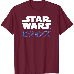 imageStar Wars Visions Kanji Logo TShirtBurgundy