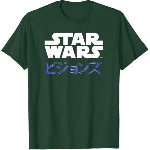 imageStar Wars Visions Kanji Logo TShirtDark Green