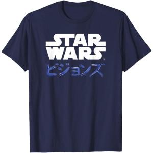 imageStar Wars Visions Kanji Logo TShirtNavy Blue