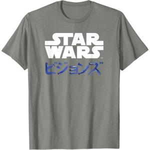 imageStar Wars Visions Kanji Logo TShirtOlive Heather