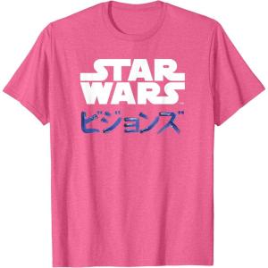 imageStar Wars Visions Kanji Logo TShirtPink Heather