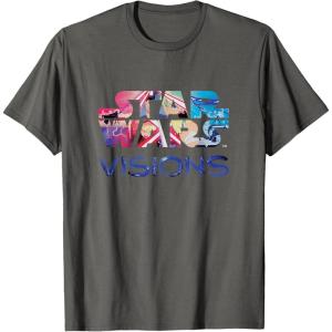 imageStar Wars Visions Logo TShirtAsphalt Grey
