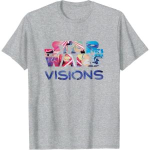 imageStar Wars Visions Logo TShirtHeather Grey