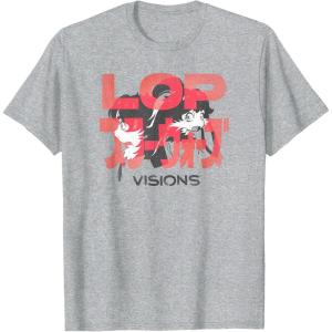 imageStar Wars Visions Lop Back To Back Logo TShirtHeather Grey