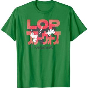 imageStar Wars Visions Lop Back To Back Logo TShirtKelly Green