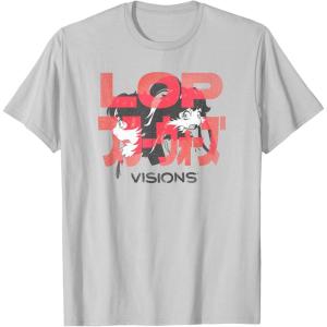 imageStar Wars Visions Lop Back To Back Logo TShirtSilver Grey
