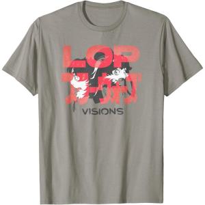 imageStar Wars Visions Lop Back To Back Logo TShirtSlate Grey