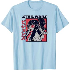 imageStar Wars Visions Lop Kanji Logo Portrait TShirtBaby Blue