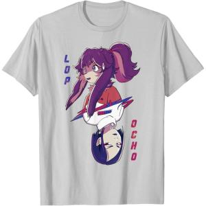 imageStar Wars Visions Lop Ocho Rivals Poster TShirtSilver Grey