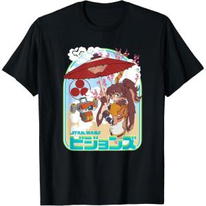 imageStar Wars Visions Lop TD4 Parasol Poster TShirtBlack