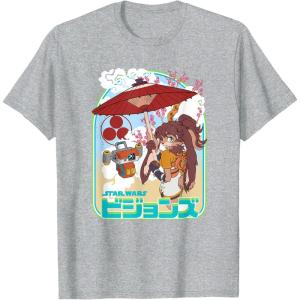 imageStar Wars Visions Lop TD4 Parasol Poster TShirtHeather Grey