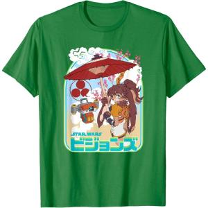 imageStar Wars Visions Lop TD4 Parasol Poster TShirtKelly Green