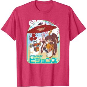 imageStar Wars Visions Lop TD4 Parasol Poster TShirtRed Heather